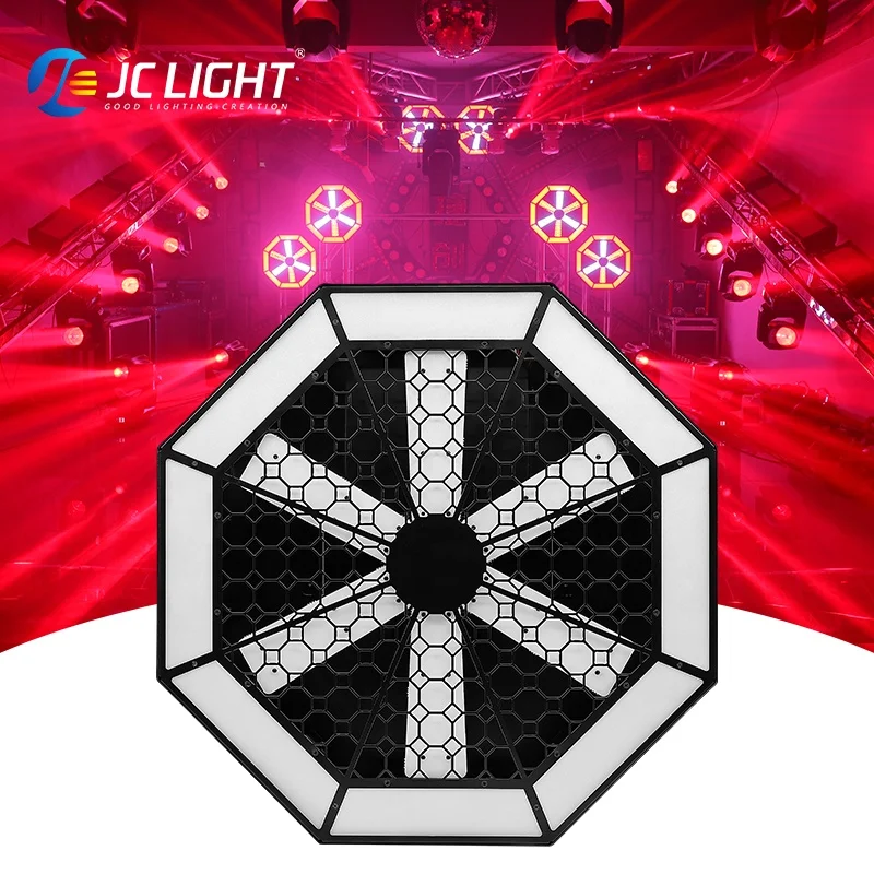 High Power 200w Dj Bar RGB Wash+Flash Matrix Stage Big Windmill Rotating Fan Light Dmx Dj Disco Club Background Matrix Light