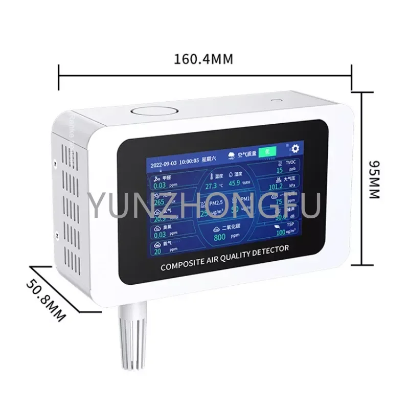 Gas System Analyzer Detector Air Pollution Renke Air Quality Monitoring Equipment for PM2.5 PM10 CO SO2 NO2 O3 TVOC