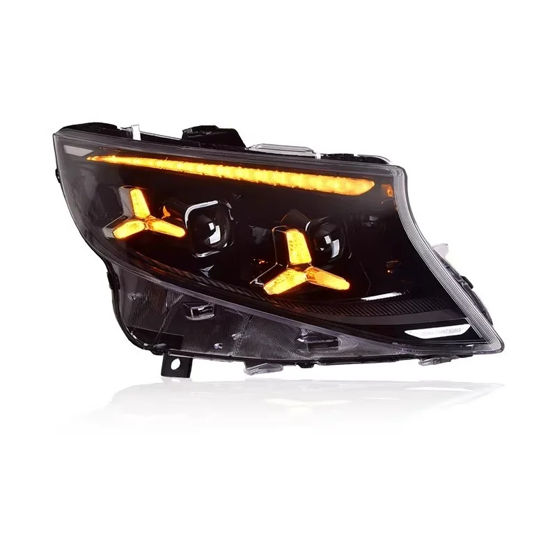 

Светодиодная фара для Mercedes Benz VITO 16-23 модифицированный указатель поворота дневные ходовые огни DRL автомобильные аксессуары