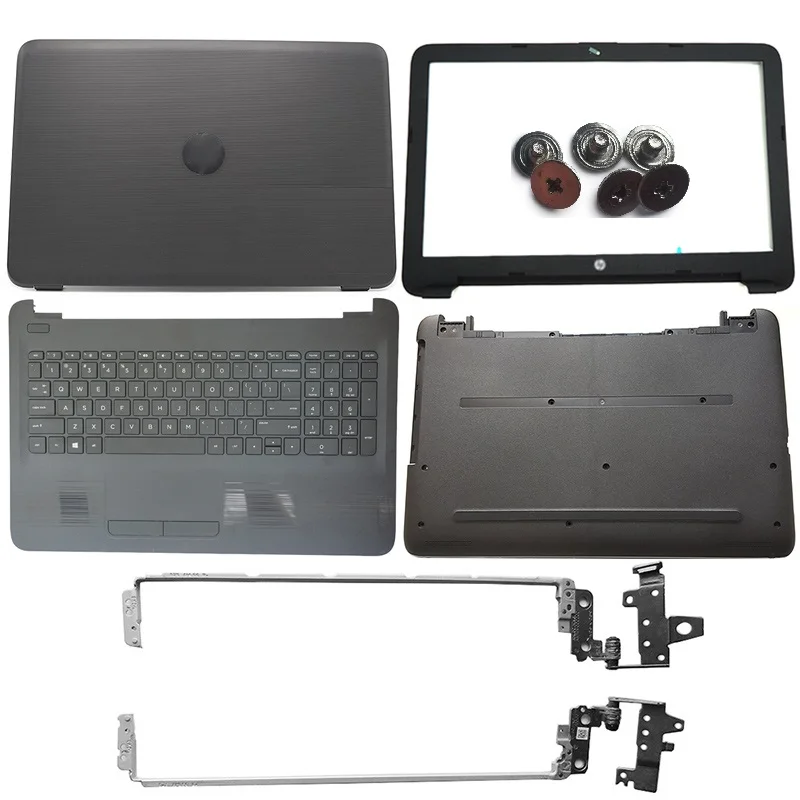 For HP 15-AY 15-BA 15-BD Series  Laptop LCD Back Cover/Front Bezel/Hinges/Palmrest/Bottom Case 59511-001 855027-001