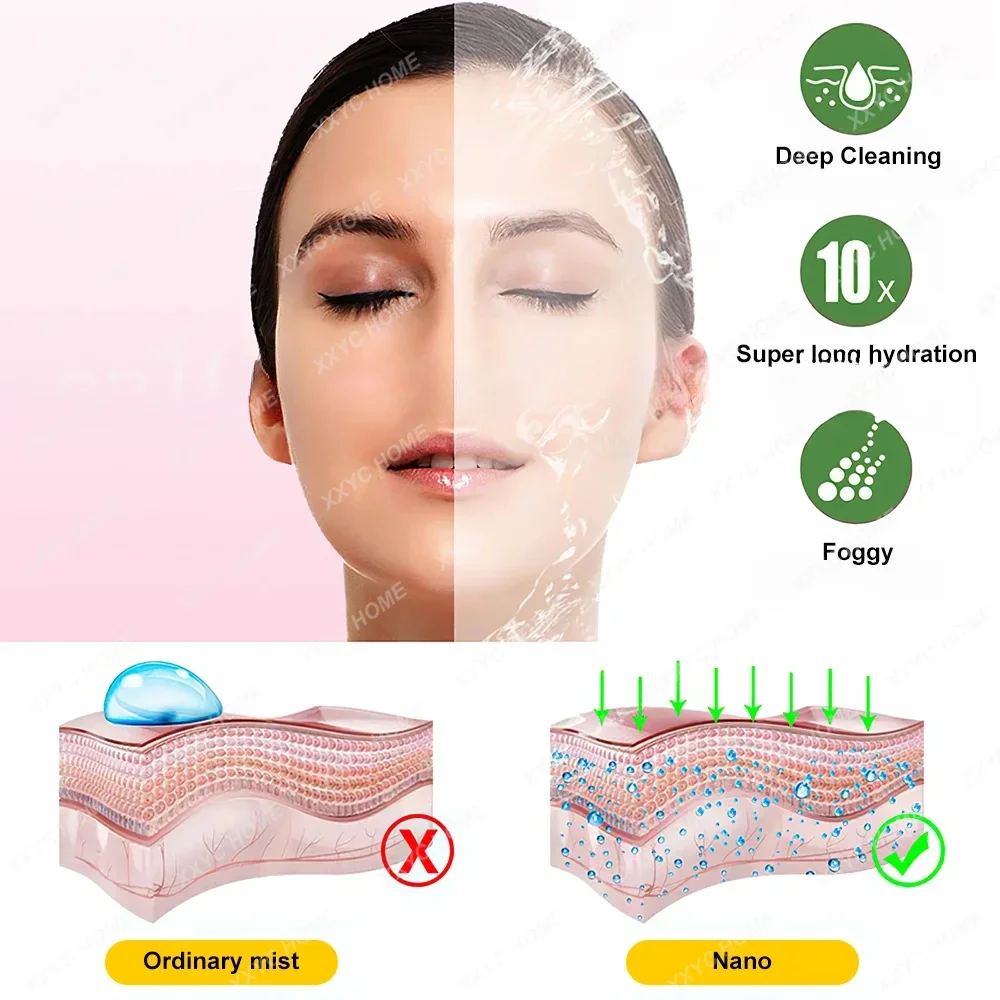 Professional Facial Steamer Hot Mist Ozone Humidifier Can Use at Home and Beauty Extract Blackheads Rejuvenate and Hydrate