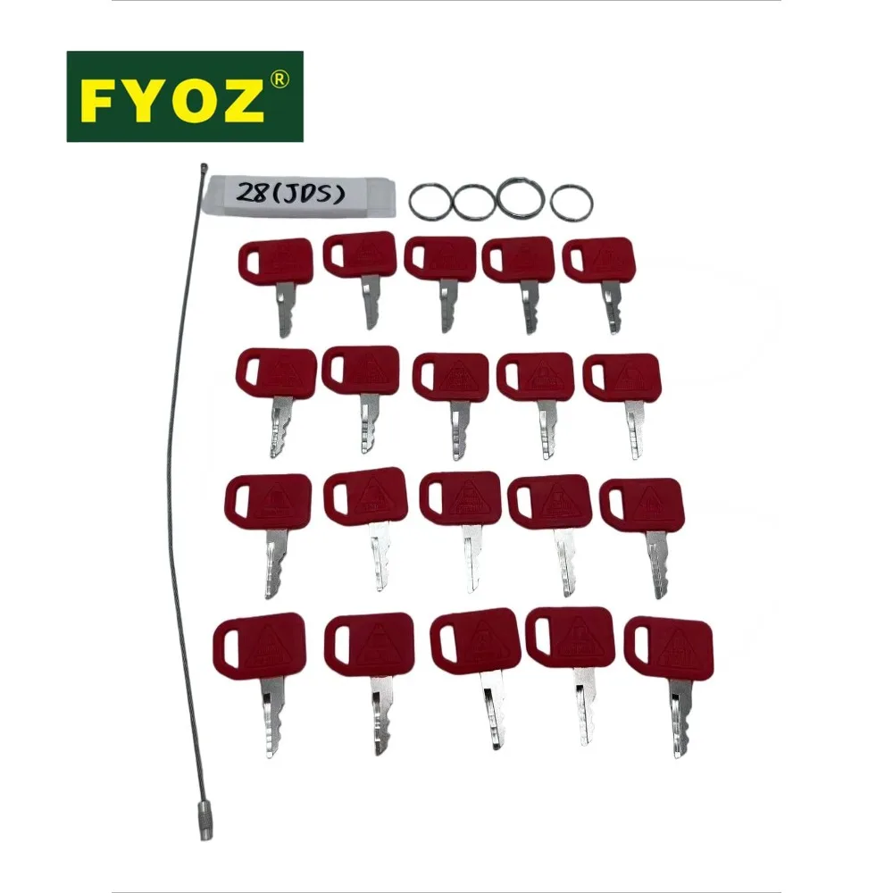 20PCS T209428  JDS Ignition Keys For John Deere Skid Steer 260 280 313 315 317 328E 329D Loader CT315 319D CT322 323D 329D CT332