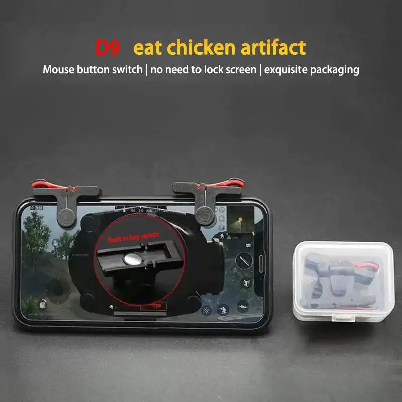 1 paio D9 Controller di gioco Mobile Gamepad Trigger Fire Aim Button Key Control L1 R1 Shooter Joystick cellulare Trigger per PUBG