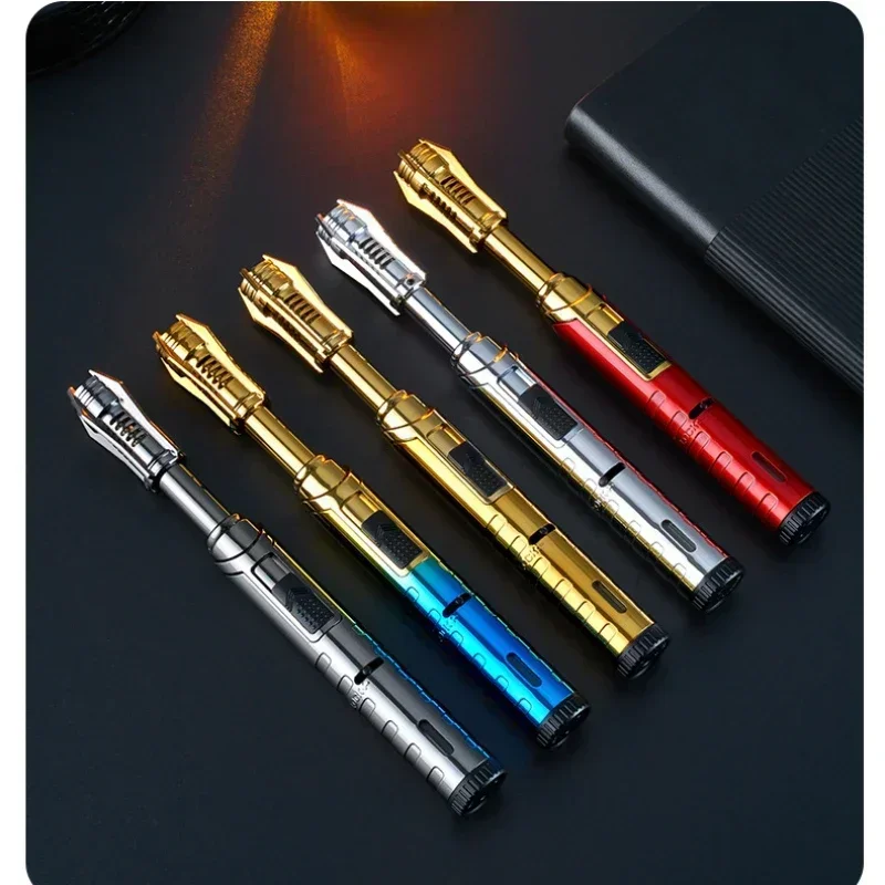 Small Spray Gun Welding Gun Metal Windproof and High Temperature Resistant Igniter Personalized Interstellar Lightsaber Lighter