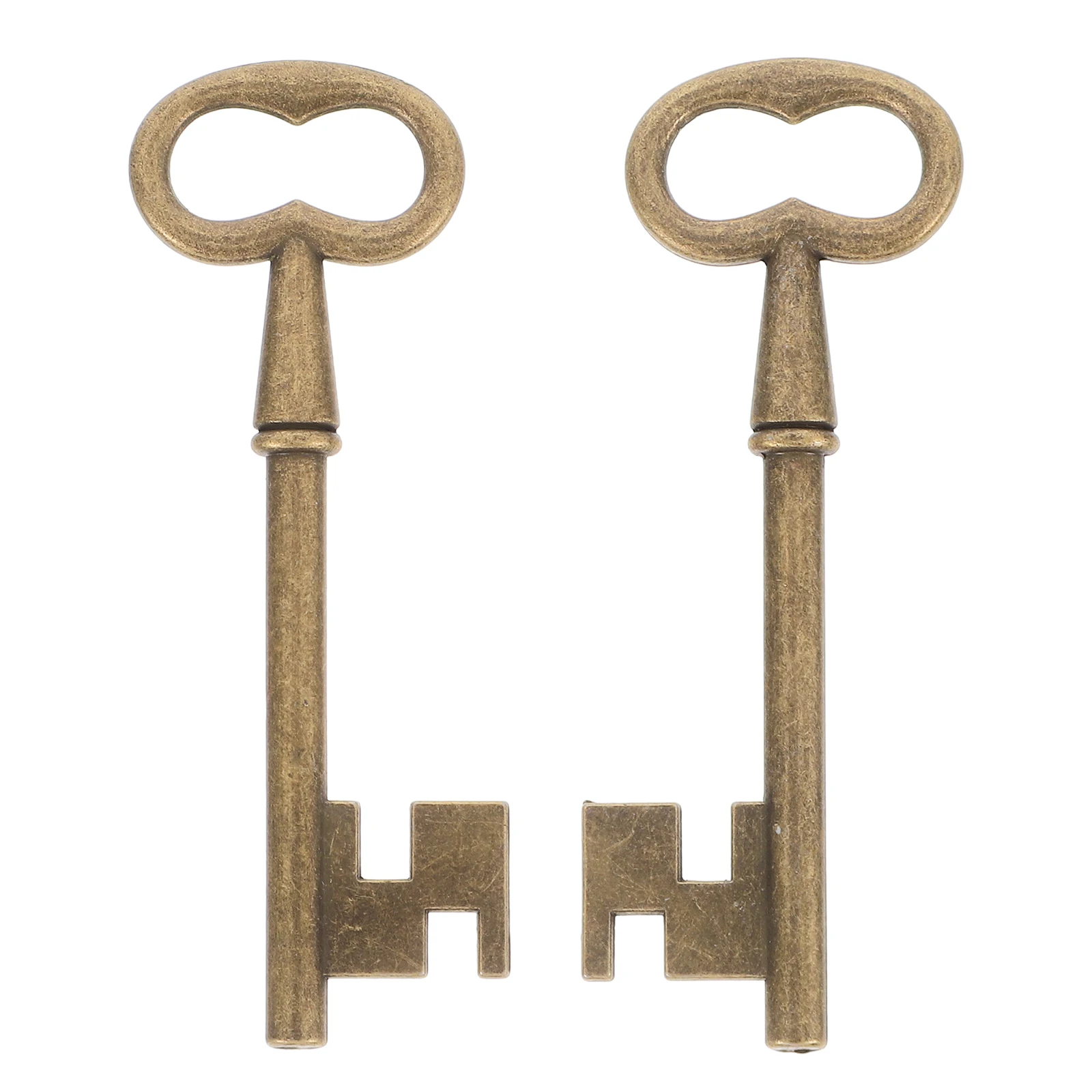 

2Pcs Vintage Key Pendants Bronze DIY Charms Jewelry Making Scrapbooking Keychain Pendant DIY Pendant Metal Charms
