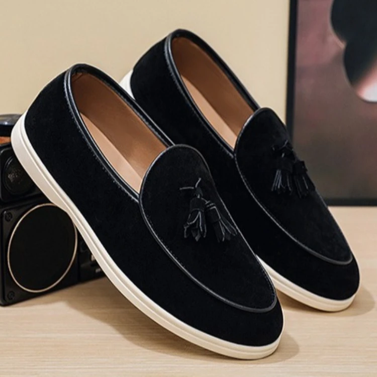 Meistverkaufte Leichte Herren-Freizeitschuhe Niedrig Geschnittene Slipper Flache Sohle Herren-Boardschuhe – Detail 7