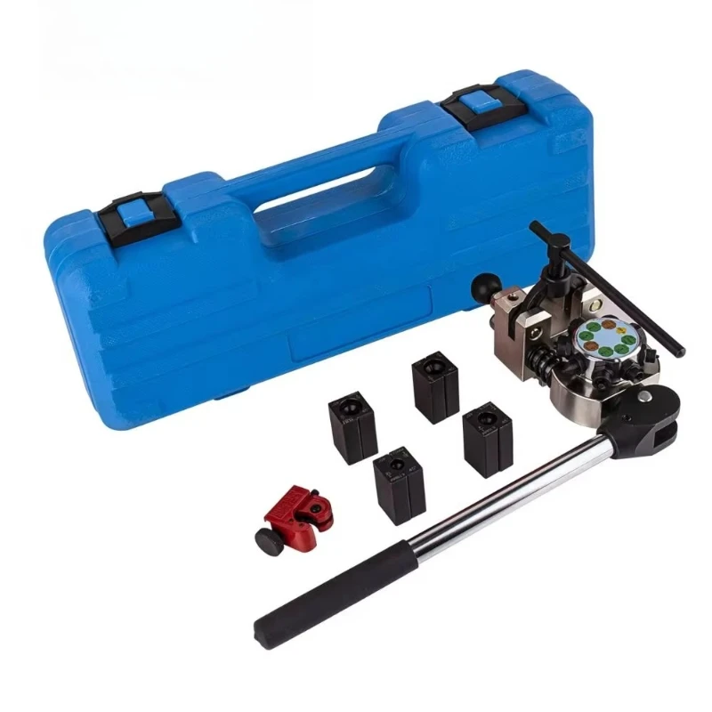 Auto Pipe Flaring Tool Tubing Brake Pipe Line Aluminium Copper Flaring Tool Set