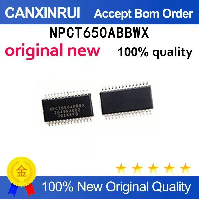 (5pcs-100pcs）Brand new original NPCT650ABBWX NPCT650 TSSOP28
