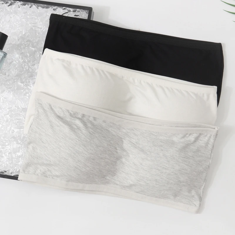 

1 шт., модальный бюстгальтер без бретелек для девочек, студенческие бесшовные укороченные бюстгальтеры-трубы, женские сексуальные мягкие бюстгальтеры без косточек, нижнее белье для учащихся средней школы