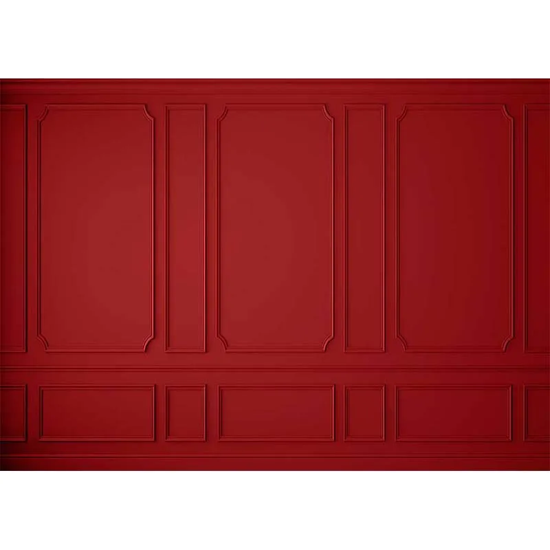 Mocsicka Photography Background Red Wall Indoor KidsParty Family Portrait backdrop Maternity Photoshoot Wedding Photo Studio