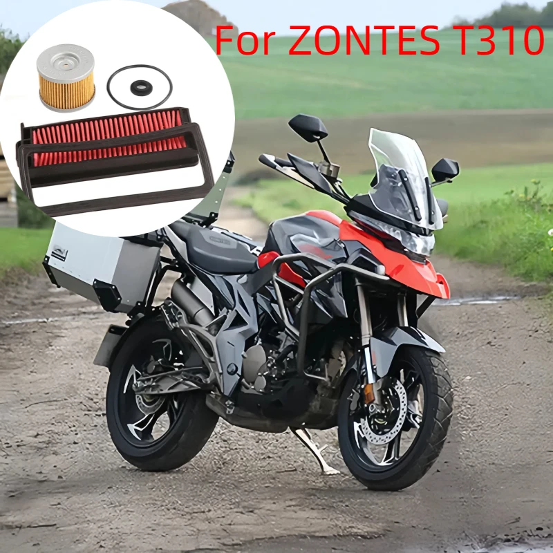 For ZONTES T310 310T T1 310 ZT310-X-R-V-T Oil Filter Motorcycle Air Filter Element Engine Oil Filters Filtration