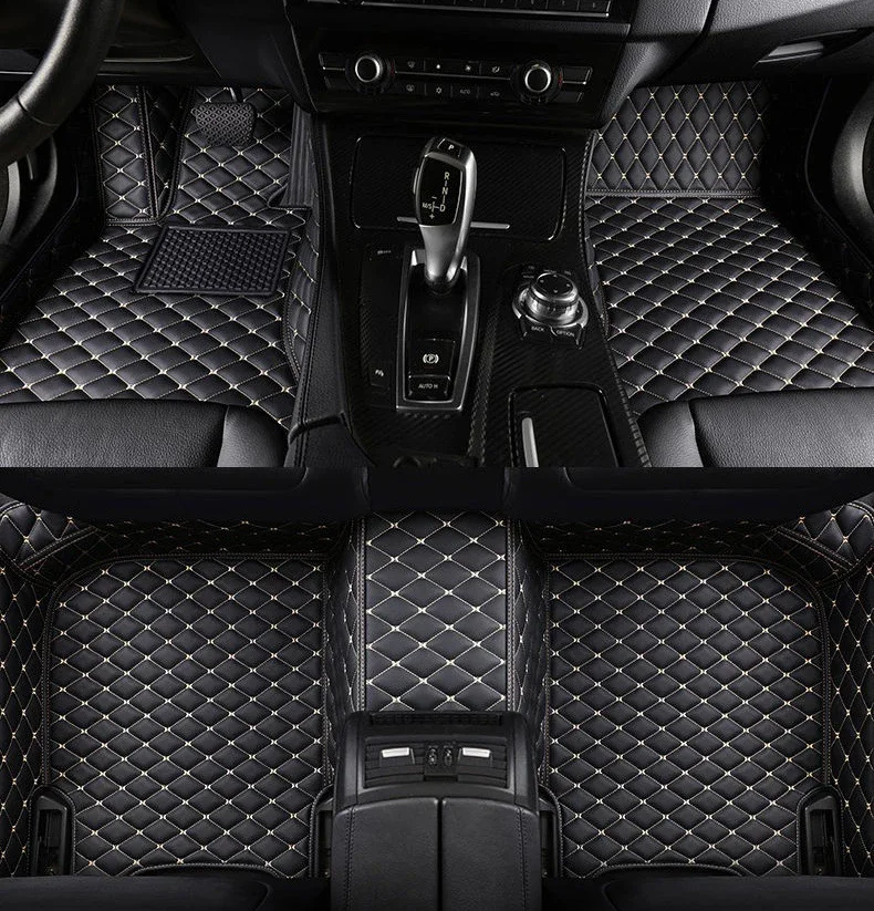 Fast Custom Car Floor Mats for KIA ALL Models Optima Opirus Stinger Sorento Carens Camival Seltos Interior Accessories CarpetLea