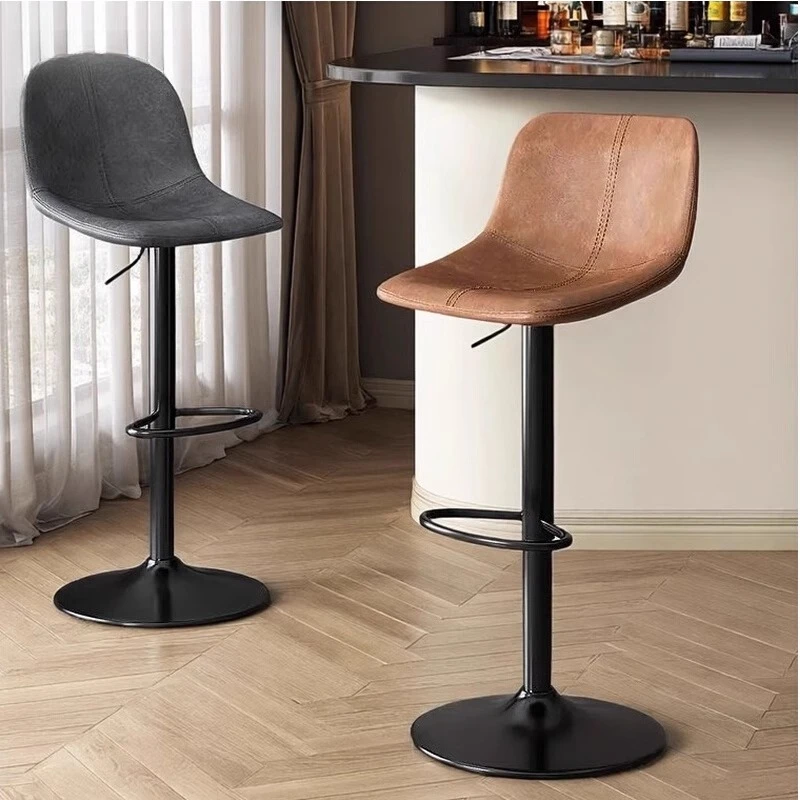 Conjunto De silla, taburete De Bar, taburetes De cocina, taburetes giratorios ajustables modernos para el hogar, Tabouret De cocina De altura, muebles Haut