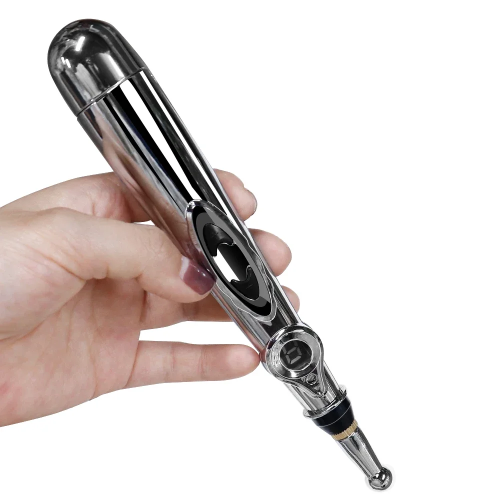 9 Levels Electronics Acupunctures Pen Full Body Pains Reliefs Therapys Meridians Pulses Massagers