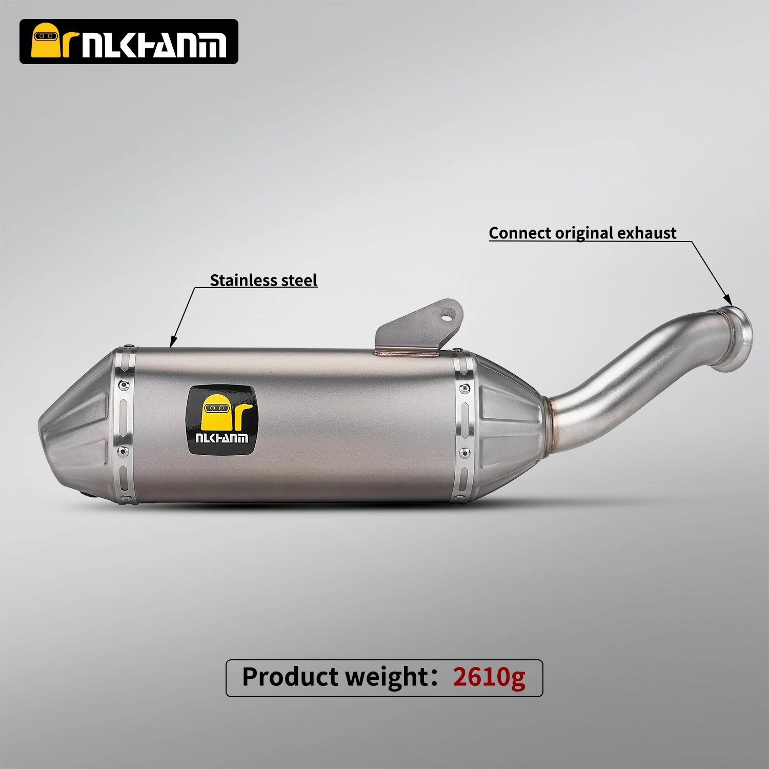 

Duke 790/890 Motorcycle AK Exhaust System for DUKE 790 890 890R DUKE790 DUKE890 2018 - 2023 Racing Line Original position