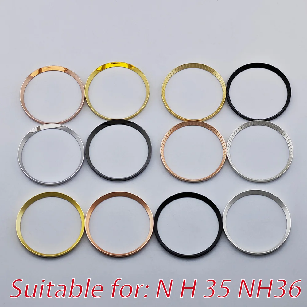 Mod 30.5mm Copper Watch Chapter Ring Installation Fits SRPD For N H35 NH36 Movement Watch Cases Repair Parts