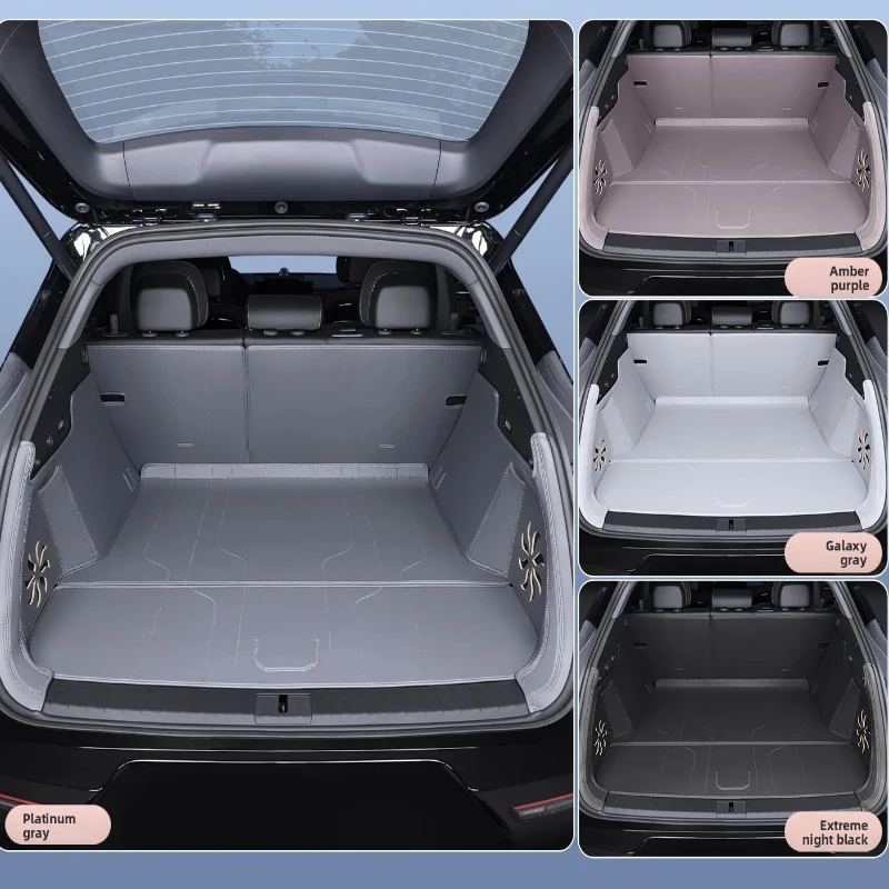 

Кожаные коврики в багажник с полным покрытием, защита от царапин, нескользящие, водонепроницаемые, для Zeekr 7X 2025 2026