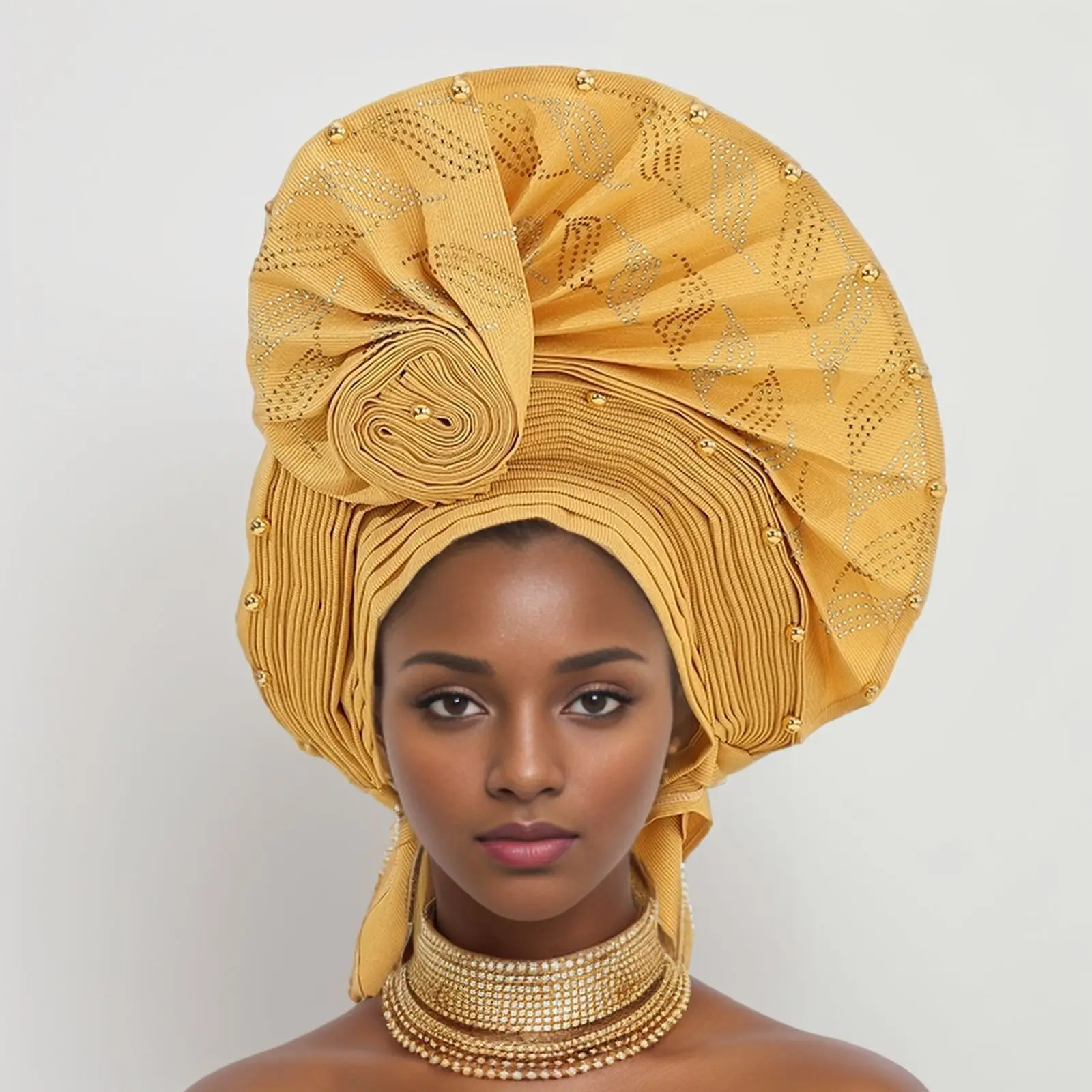 Bonnet hijab turbante mujer bandana auto gele headtie já feito gele nigeriano headwrap africano sego headtie casamento chapelaria