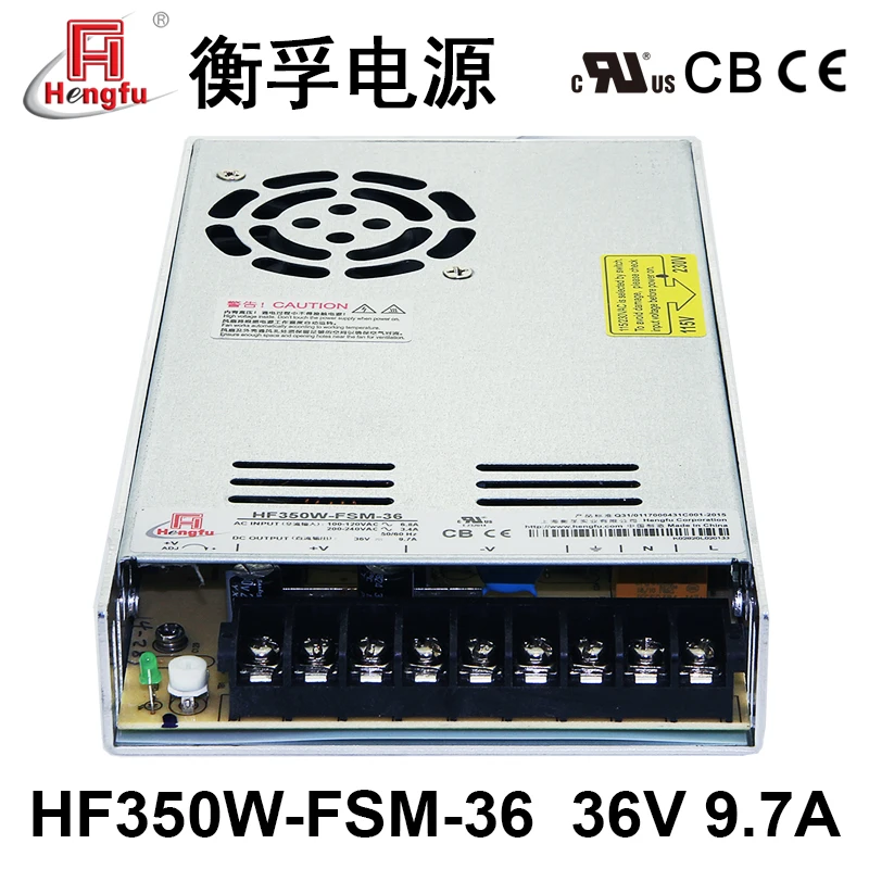 New Hengfu  HF350W-FSM-36  Adapter Charger DC 36V 9.7A Industrial  Switching Power Charger