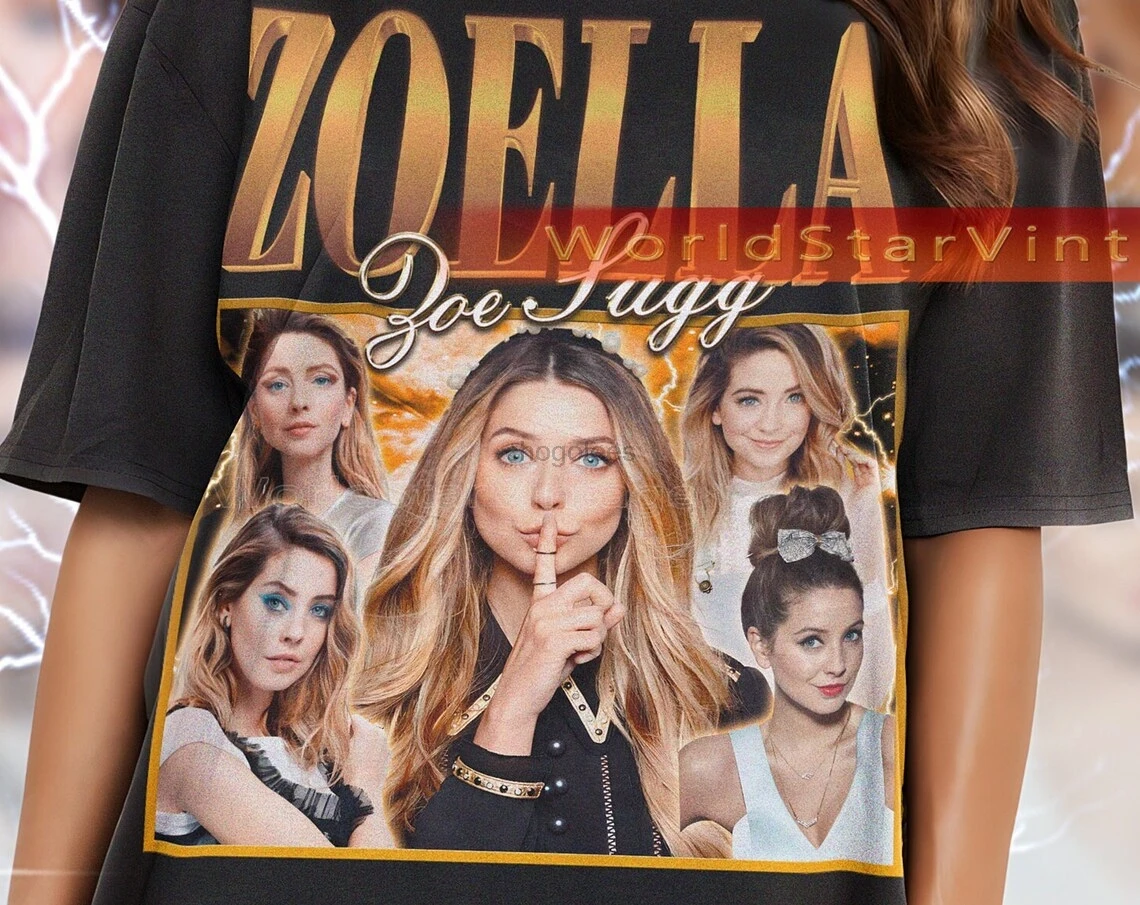 ZOE SUGG Vintage Shirt Zoe Sugg Homage Tshirt Zoe Sugg Fan Tees Zoe Sugg Retro 90s  Zoe Sugg Merch Gift Zoella Zoe Sugg