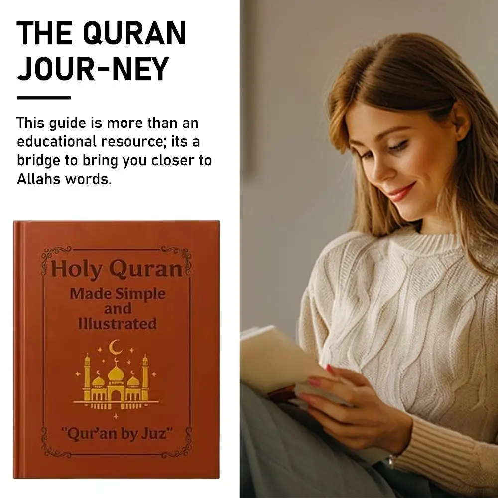 

Quran Study Guide For Beginners Students Adults Islamic Book Colorful Painted Patterns Print Simple Holy Quran Illustrated Book