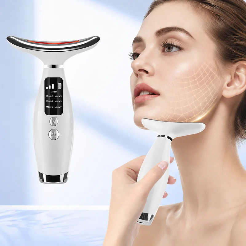 

Facial and Neck Skin Care Device - USB Rechargeable Skin Massage Tool, Multiple Modes, with Digital Display, Ergonomic Design, Suitable for Home Use - Ideal Gift for Women Who Love Beauty, Daily Skincare Assistant, Digital Display Function, Skincare Tool
