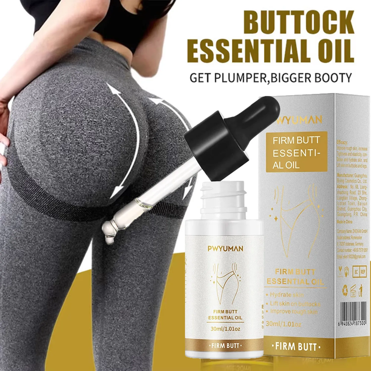 زيت تكبير الأرداف بعقب رفع ثبات الورك الكبير تعزيز كريم زيادة بعقب نمو طبطب الثدي تشديد الشكل مثير العناية بالجسم #1