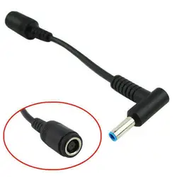 Female 7.4mm X 5.0mm To 4.5mm X3.0mm Male Charger Adapter Power Connector Converter Cable DC Jack For Dell Charge Hp