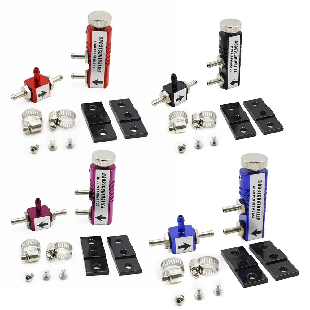 

In-cabin Control Turbo Boost Kit All Necessary Hardware CNC Machined Aluminum Body Adjustable Boost Control Kit Boost Gauge