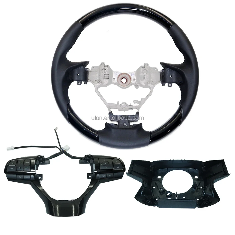 Black Steering Wheel Accessory for LEXUSS  LX570 2008-2015 Upgrade 2016-2021,LX 570 Steering Wheel with Black Switch Kit