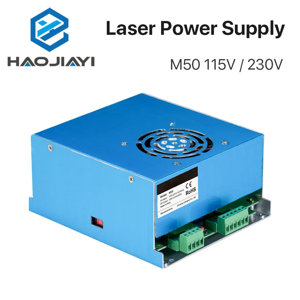 

50W CO2 Laser Power Supply 3A Output for 45-50W Laser tube CO2 Laser Engraving Cutting Machine M50