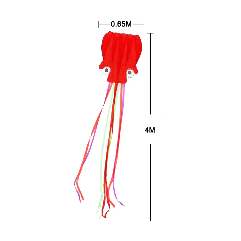 Kite Large    Foldable Big Octopus With 30m Flying String Accessories Outdoor Sports Kids Gifts Kite