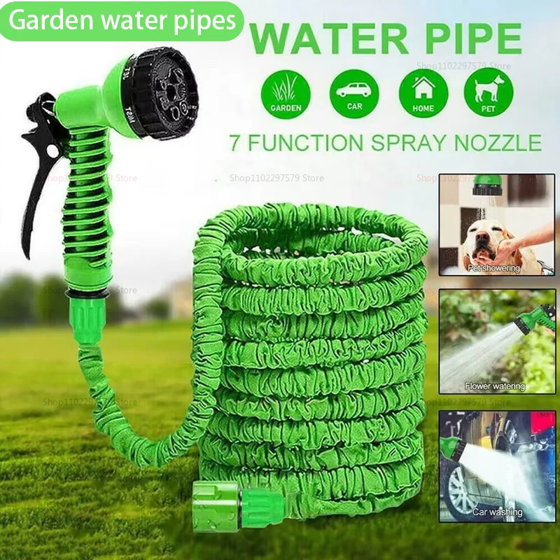 

Retractable Magic Hose High Pressure Car Wash Water Gun Garden Watering Hose Portable Pressure Washer for Home Pool Cleaning