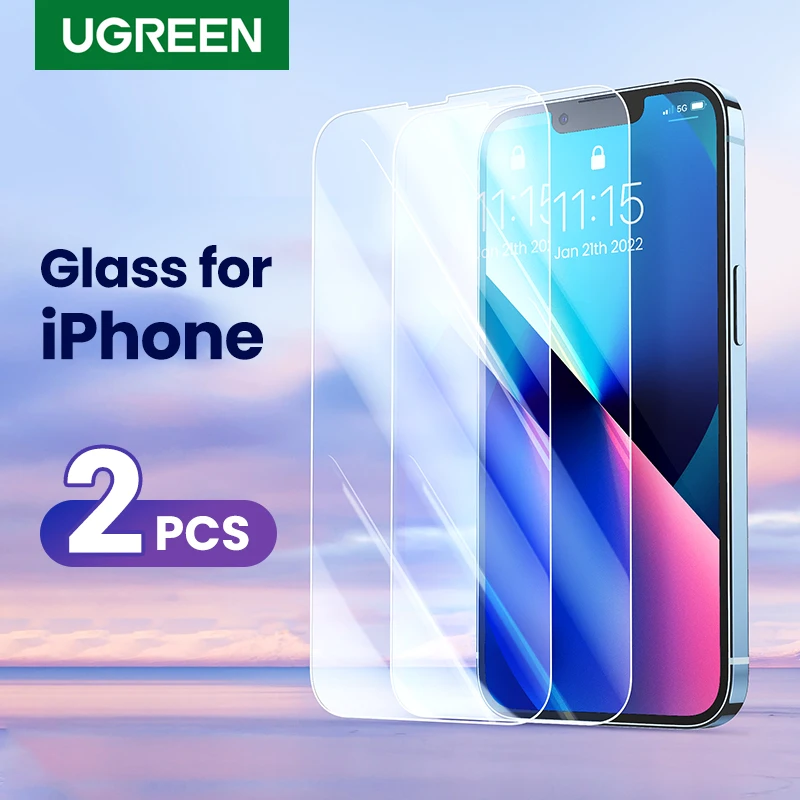 UGREEN 2 Chiếc Rõ Ràng Kính Cường Lực Cho iPhone 13 12 Pro Max Full Bao Da Bảo Vệ Màn Hình Trong Cho iPhone 12 Mini kính Bảo Vệ Bộ Phim