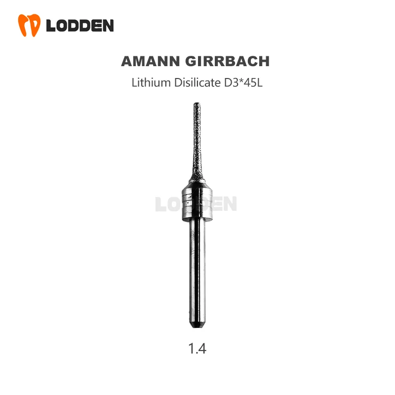 Amann Girrbach for Lithium Disilicate Dental Lab Milling Burs NC D3 Grinding Material Drills 1.8 1.4 1.0 0.4 Tools