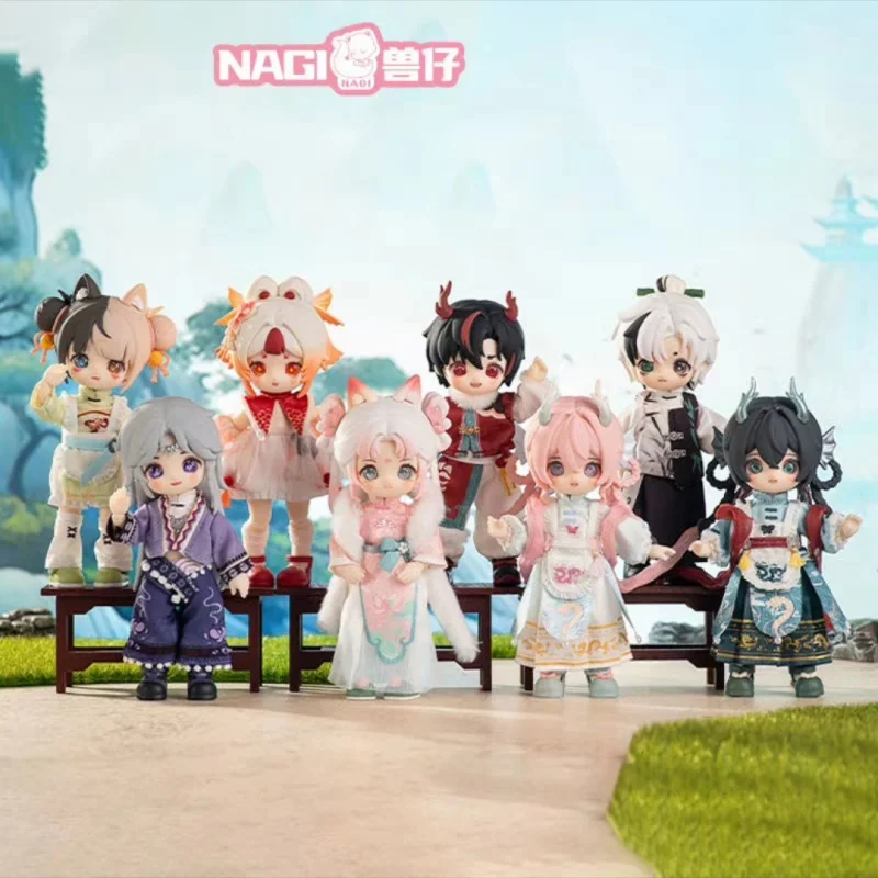 

Nagi Blind Box V4 Fourth Generation Xiaoyao Series Joint Movable Bjd Doll 12 Points Trendy Toy Action Figure Children Xmas Gifts