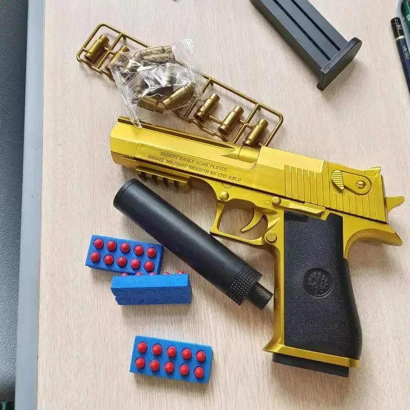 BB Educational Toy Gun Shell Ejecting Toy Foam Soft Bullet Blaster For Kids Boys Adults Airsoft Pistol Children Birthday Gift