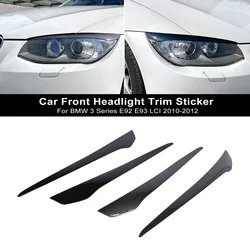 Headlight Eyelids Head Light Lamp Eyebrow Cover Trim Headlight Eyebrow For BMW 3 Series E92 E93 LCI 2010-2012 Car Accessories