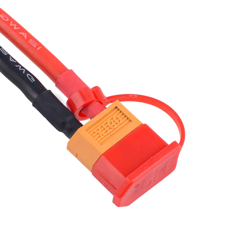 10Pcs XT60 Plug Plastics Terminal Insulated Protective Cover Caps Case Suitable For RC Lipo Battery Red Orange Color