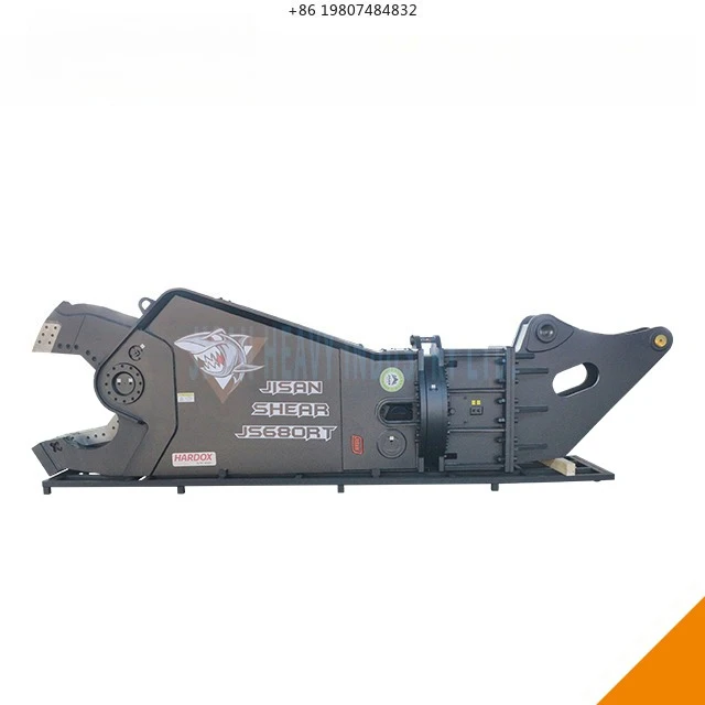Scrap Shears with Fortress Tool Kit Engine As Core Component Handy Tools 60t Hydraulic Concrete Shear Excavator Farm Demolition