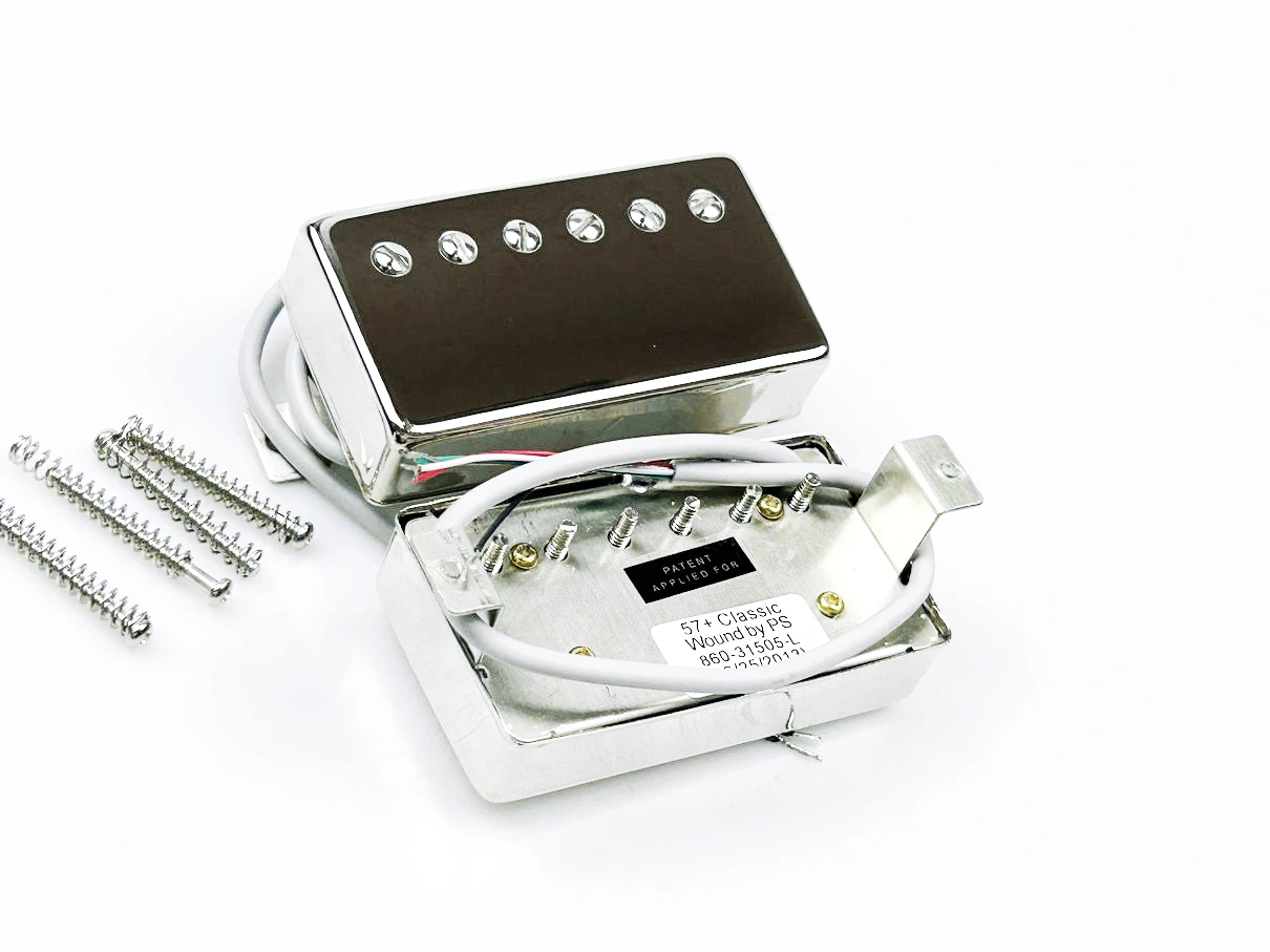 

Комплект звукоснимателей для гитары Gib Alnico II, звукосниматели Humbucker '57 Classic и '57 Classic Plus 4C Wire Nickel, 1 комплект