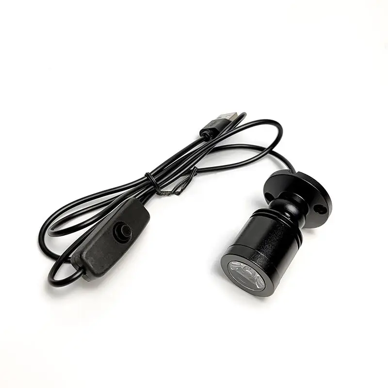 Picture 4: USB LED Spotlight 3W DC5V Surface Mounted Jewelry Cabinet Showcase Lamp Surface Ceiling Ambient Spot Light Interface Sticker