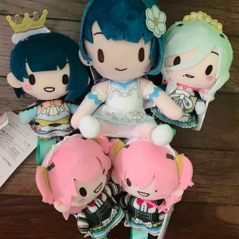 مشروع سيكاي: المرحلة الملونة! Airi Szk Hrk-Fufu شخصيات كرتونية ألعاب الدمى القطيفة مجموعة قلادات من القطيفة هدية لعبة حلية #1