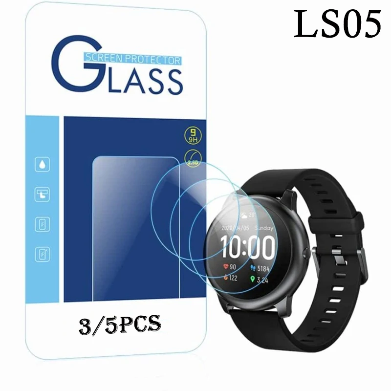 For Haylou Solar LS05 Tempered Glass Screen Protector For Haylou Solar LS05 Smartwatch Film on Xiaomi Haylou Solar Accessories