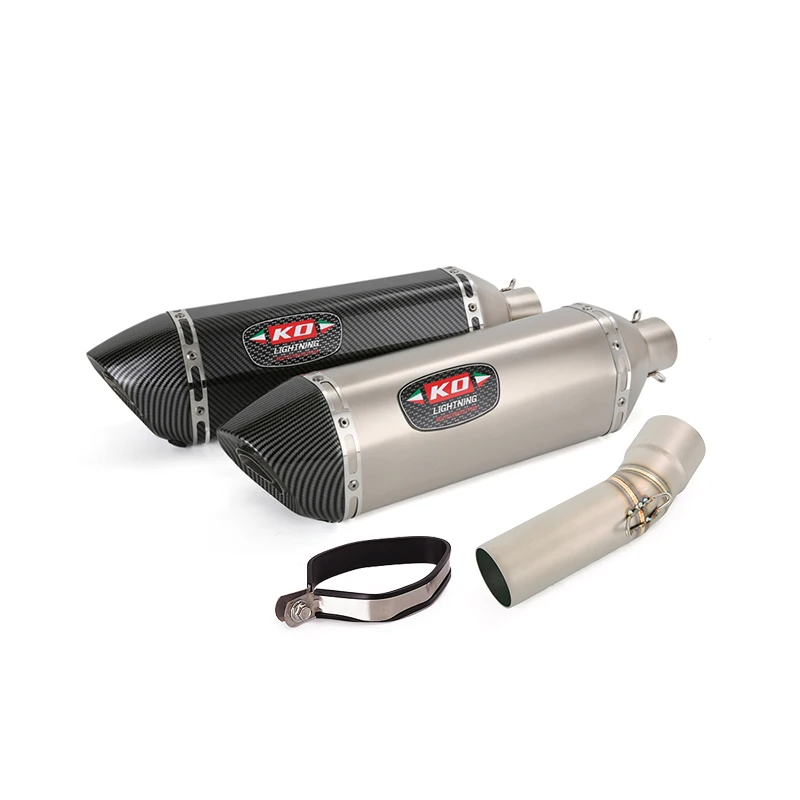 

For BMW F650GS 2008-2012 F700GS F800GS ADV F800R Motorcycle Exhaust System Mid Link Pipe 2in Left Muffler Escape Stainless Steel
