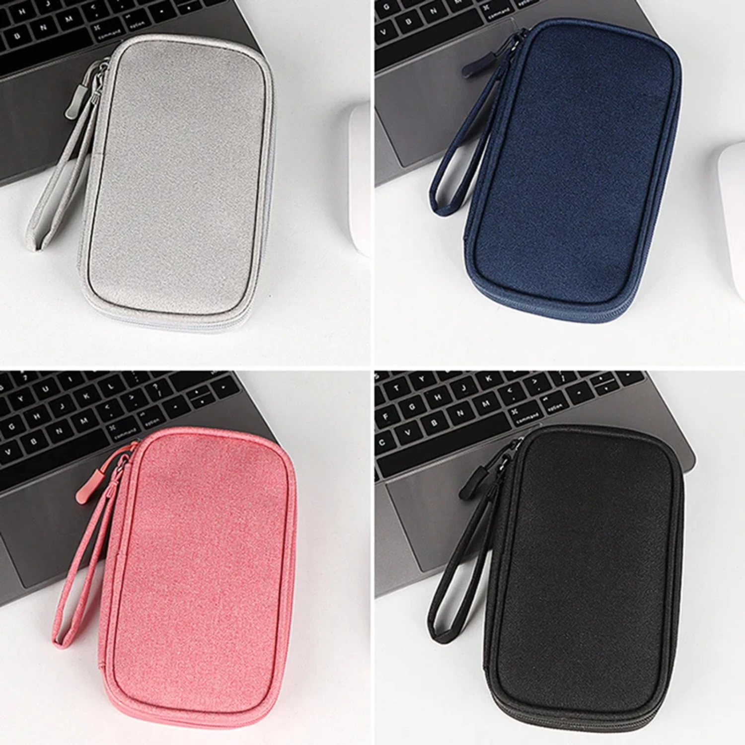 Portable Electronic Digital USB Travel Pouch Bag for Accessories, Charger, Cord, Power, and Hard Drive