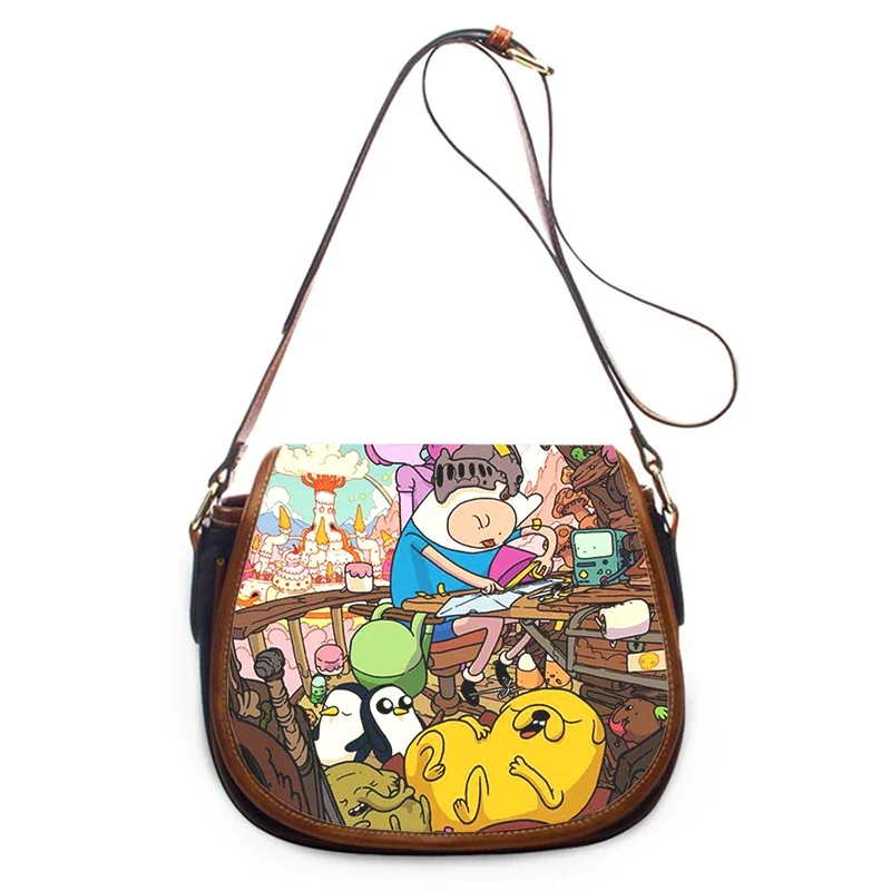 Adventure Time 3D Print New Fashion Women Crossbody Bag Luxury Handbags Women Bags Zipper Shoulder Bag Women Shoulder Bag