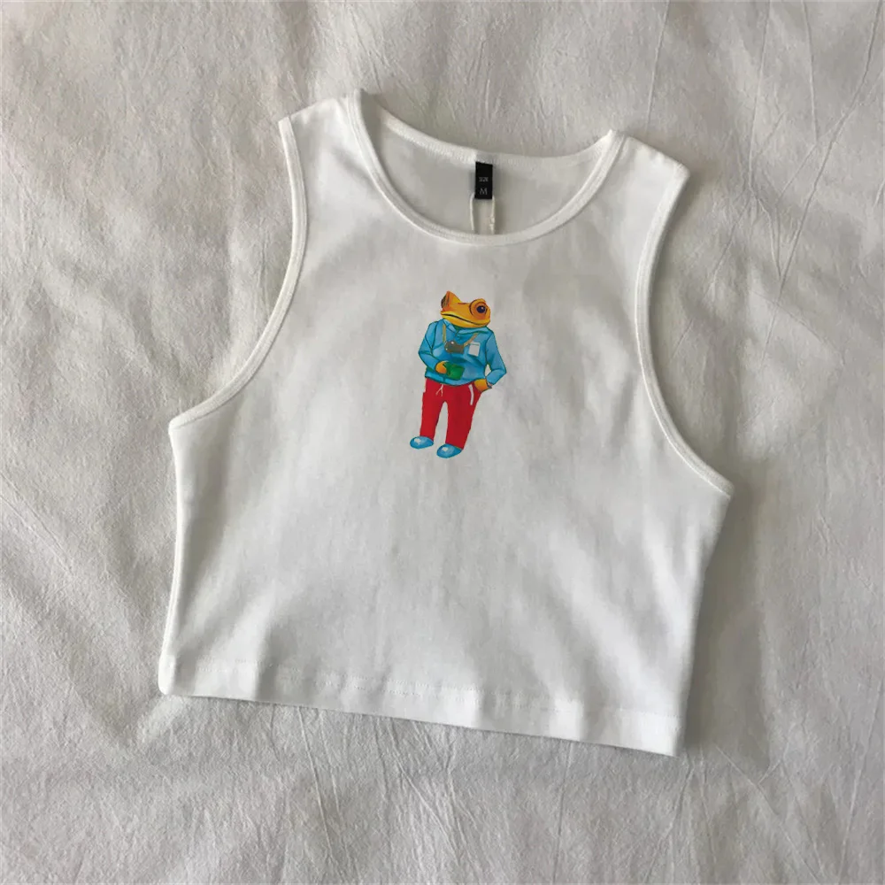 Bad Bunny Women Tank Top Frog Debí Tirar Más Fotos DTMF Should Take More Photos
