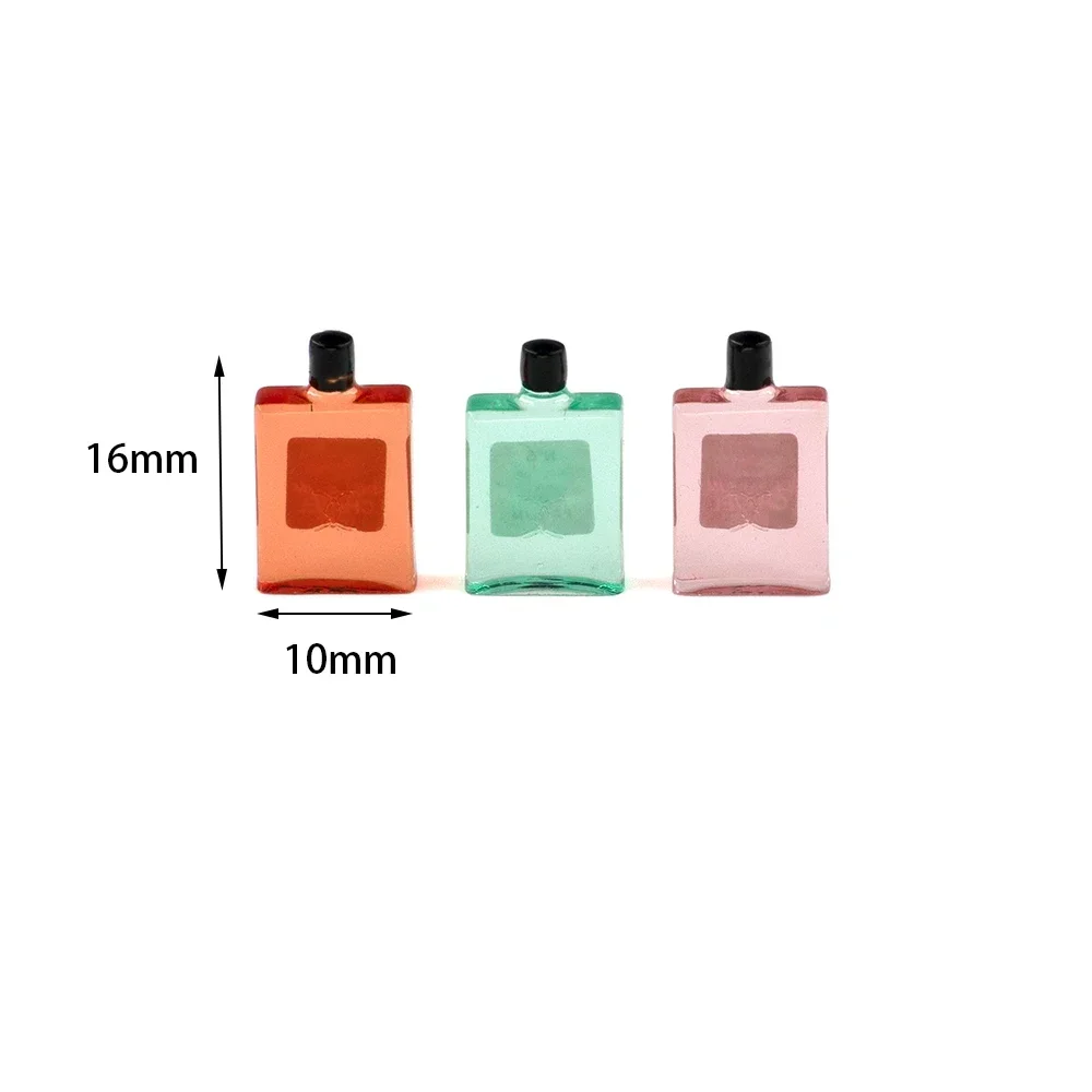 6Pcs 1/12 Doll House Miniature Resin Perfume Bottle Simulation Model Toy Mini Decorate Dollhouse Accessories