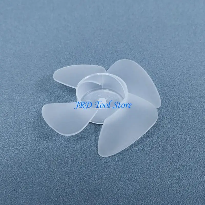 A2UD Quạt nhựa trong suốt của máy sấy tóc Máy sấy toàn bộ động cơ công suất cao Quạt nhựa 4 Lưỡi dao thay thế